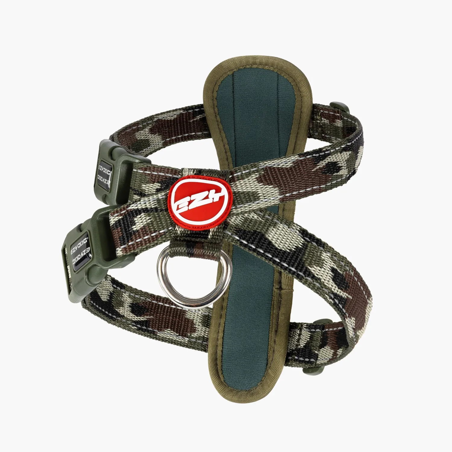 EzyDog Chest Plate sele camo grøn