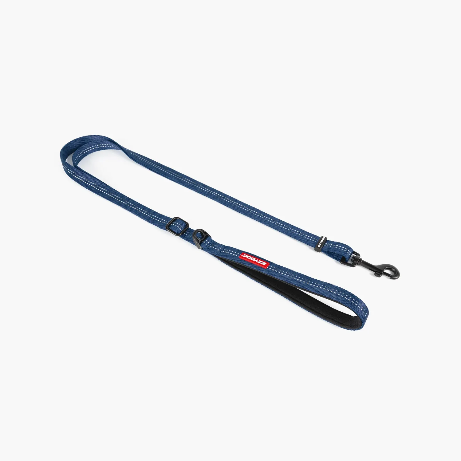 EzyDog Essential hundesnor justerbar blå 180cm refleks