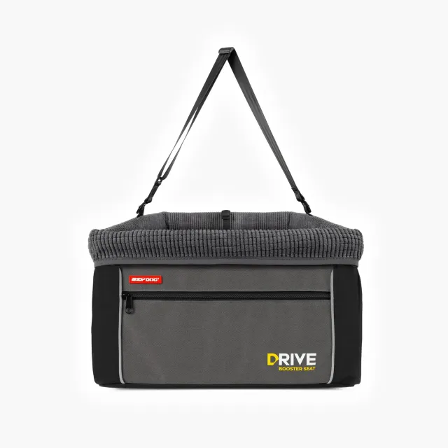 EzyDog Drive Booster autostol til hund charcoal op til 15 kg