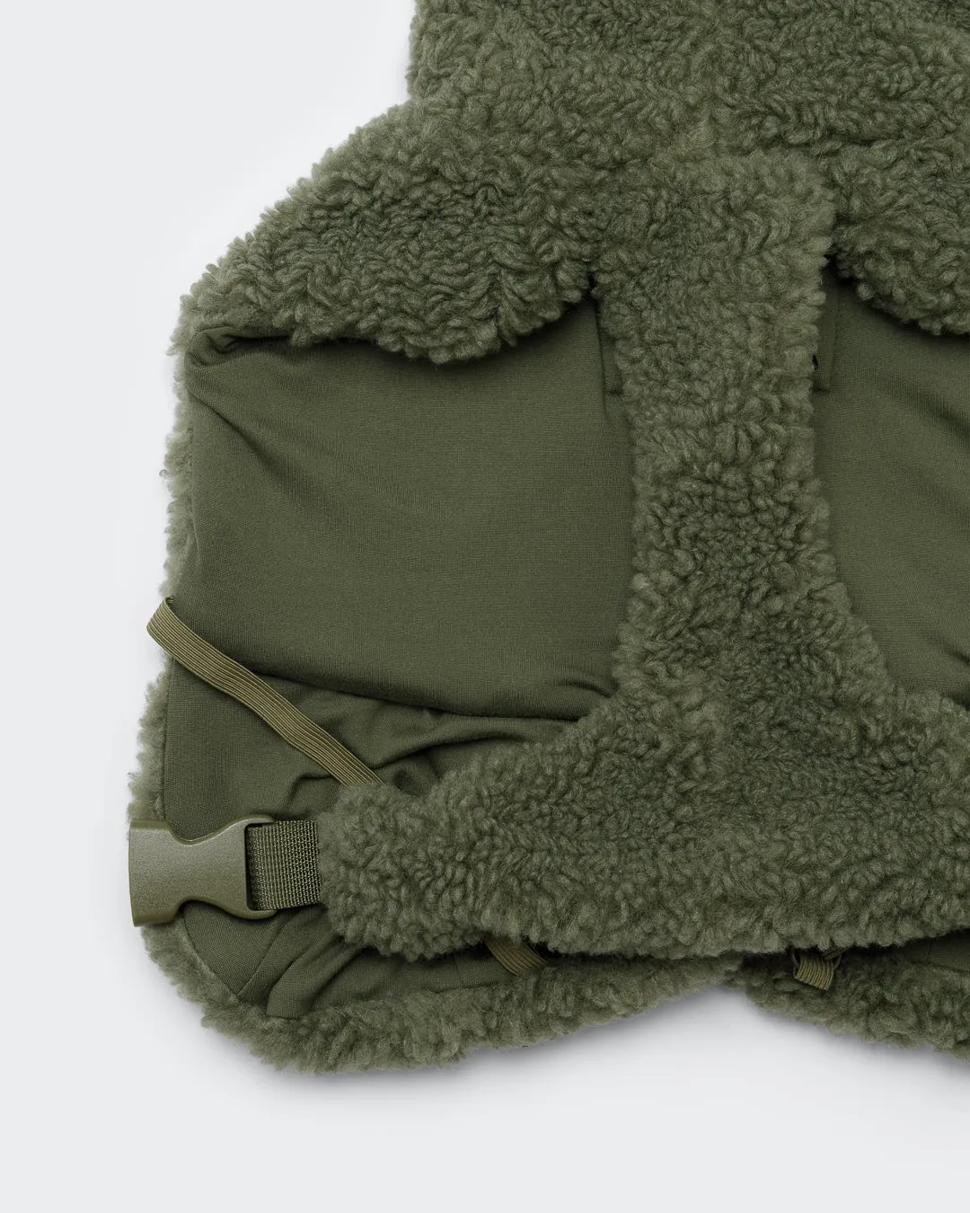 Paikka Sherpa Shirt hundetrøje oliven Seawool varm