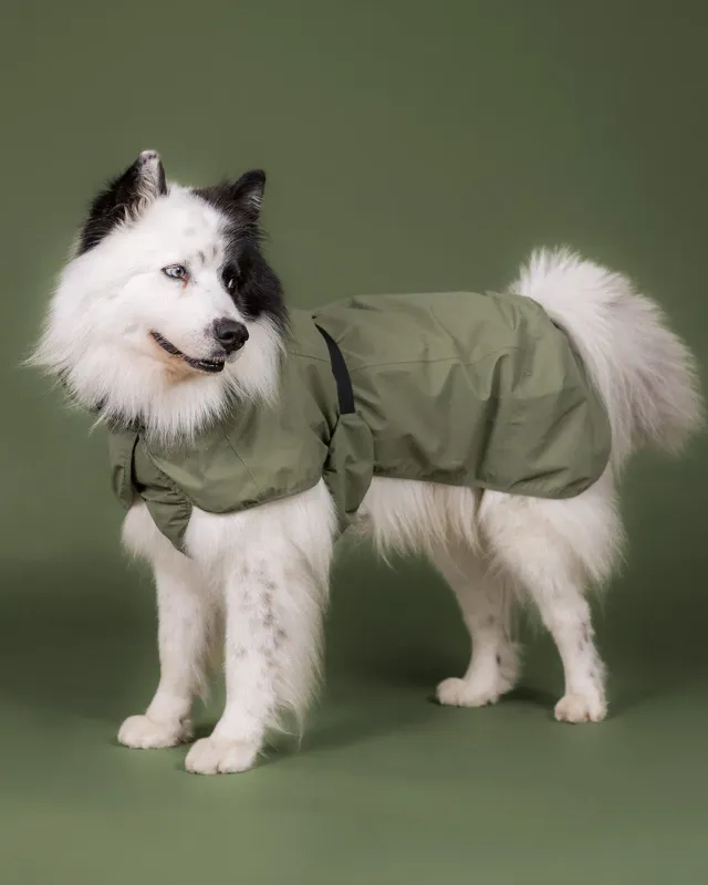 Paikka Reflective Shell Jacket Olive refleksjakke