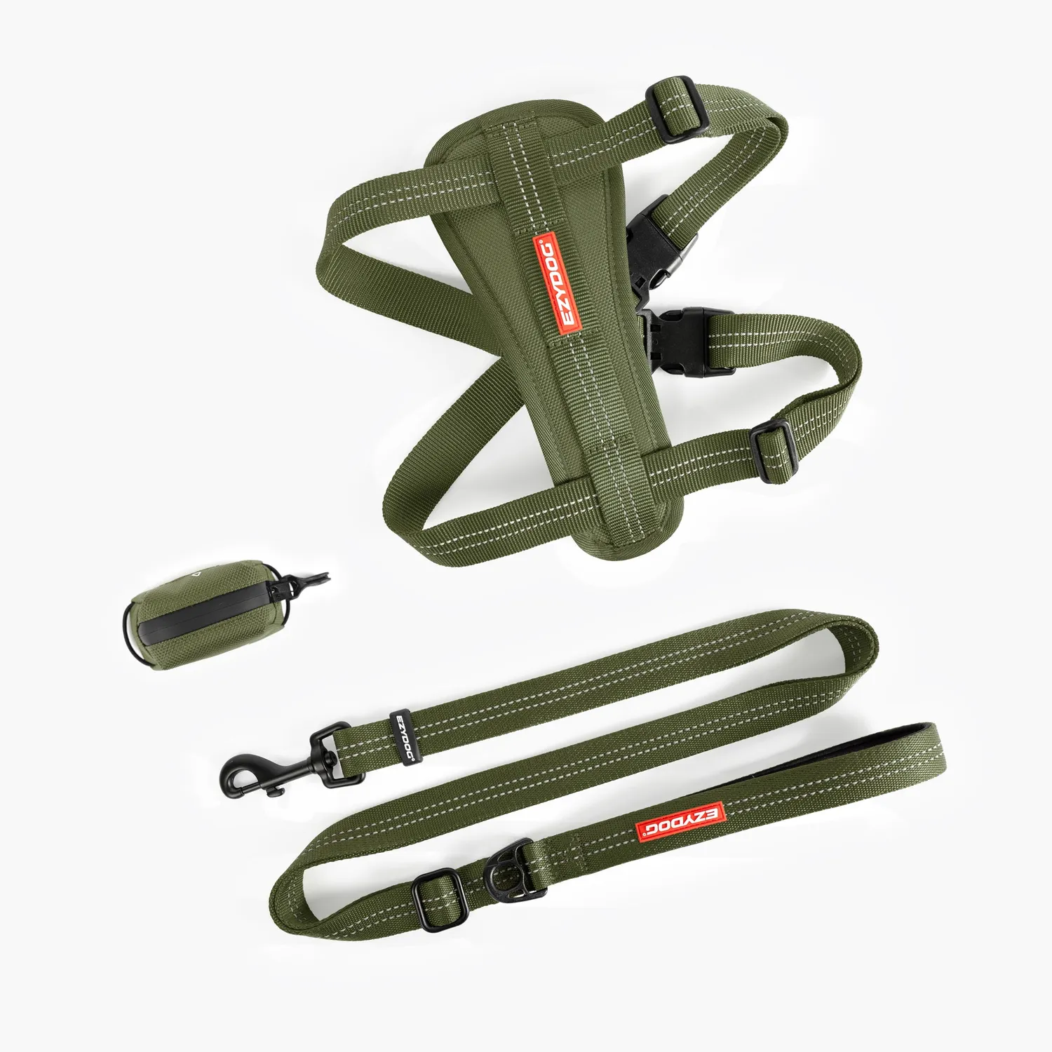 EzyDog Essential selesæt sand dune sele line poseholder