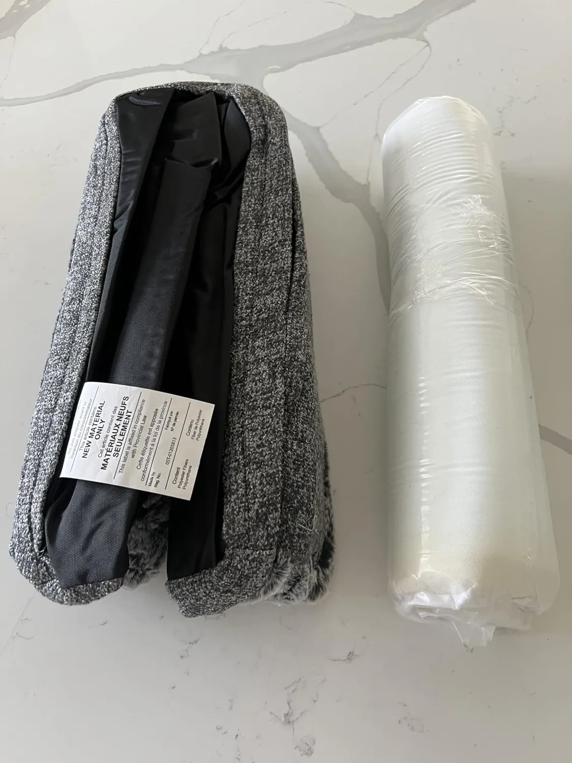 Chill Kuzzi Calming Nook hundeseng hule grå FIR