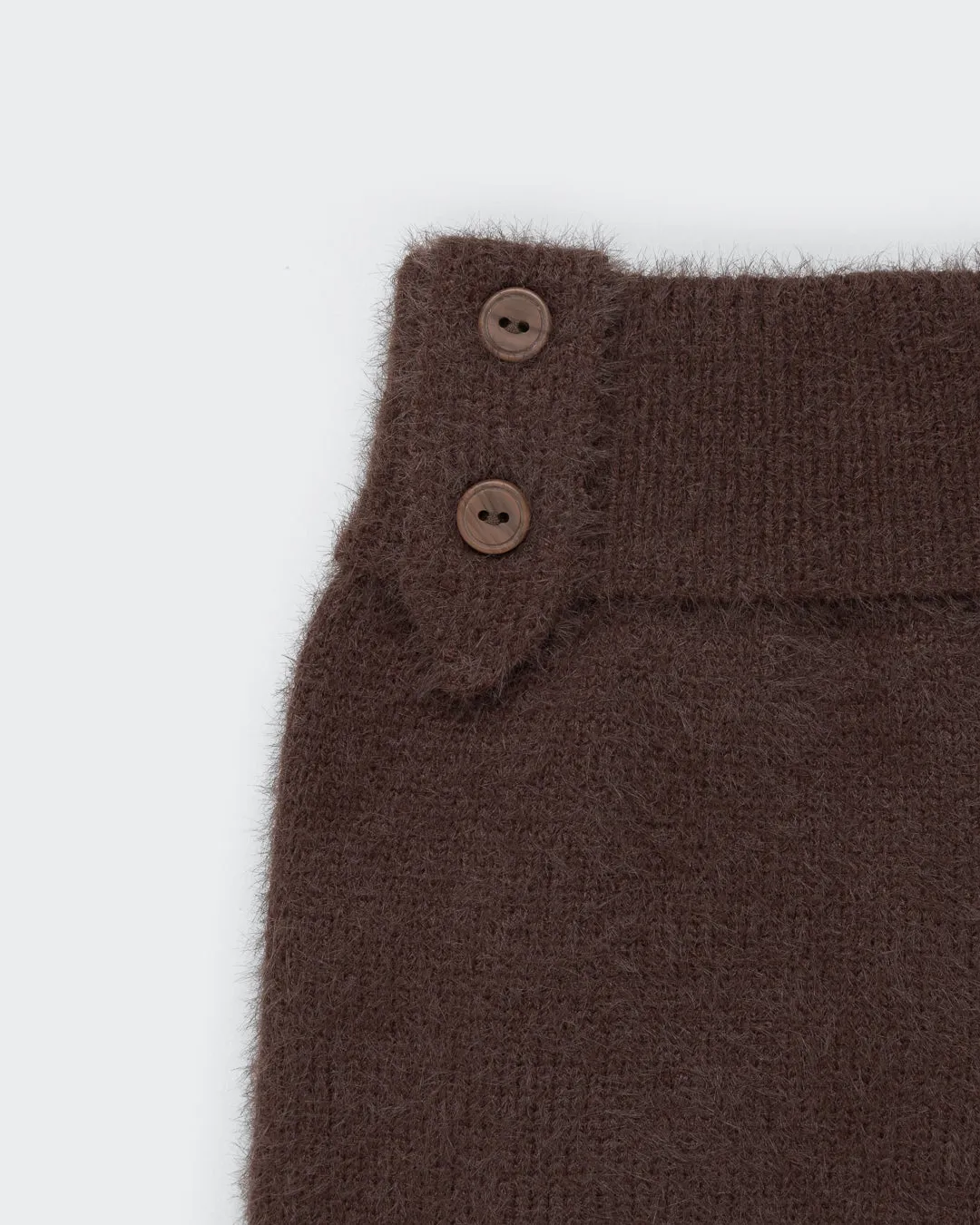 Paikka Furry Knit Sweater Choco hundesweater brun blød