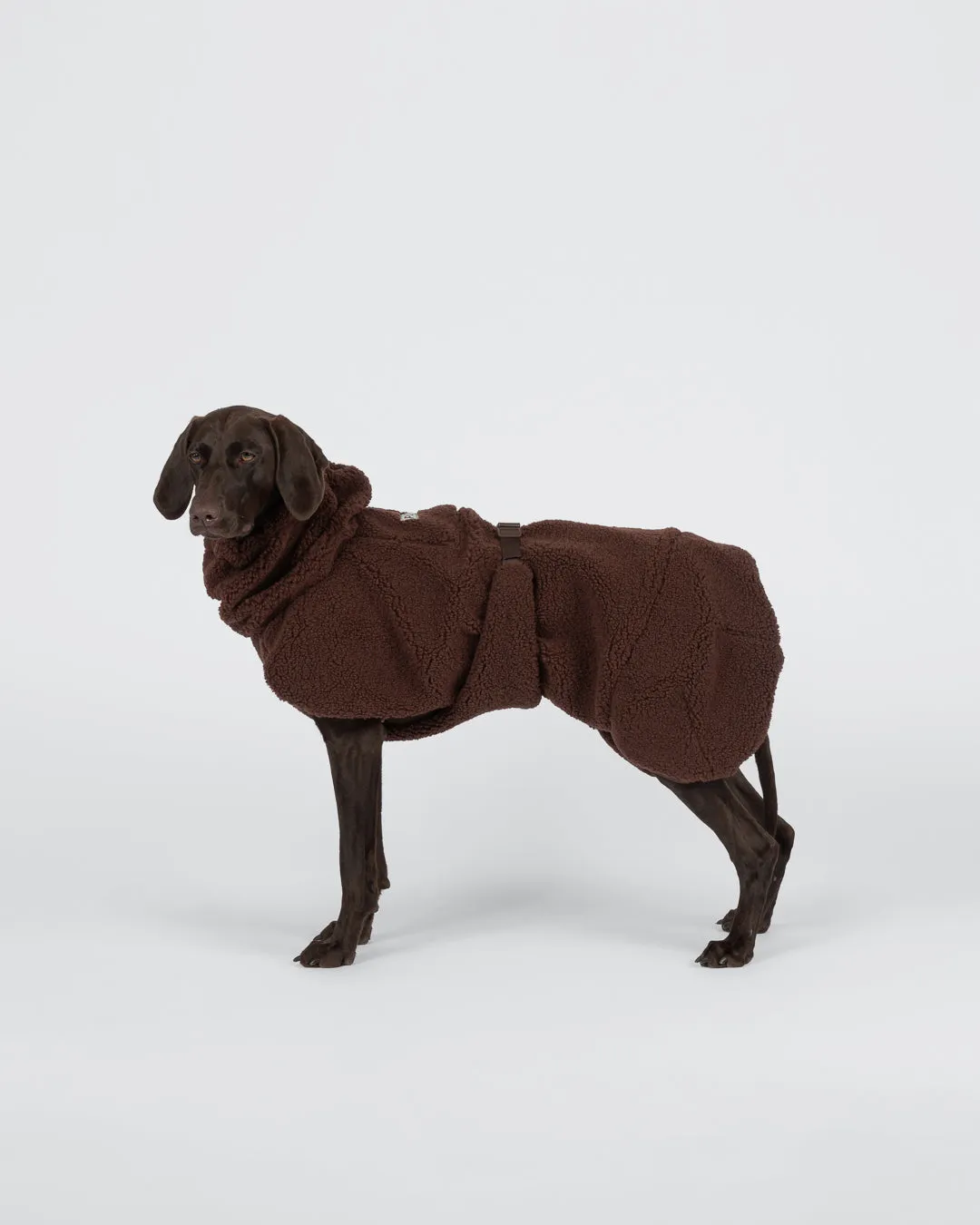 Paikka Sherpa Shirt Choco hundetrøje brun Seawool