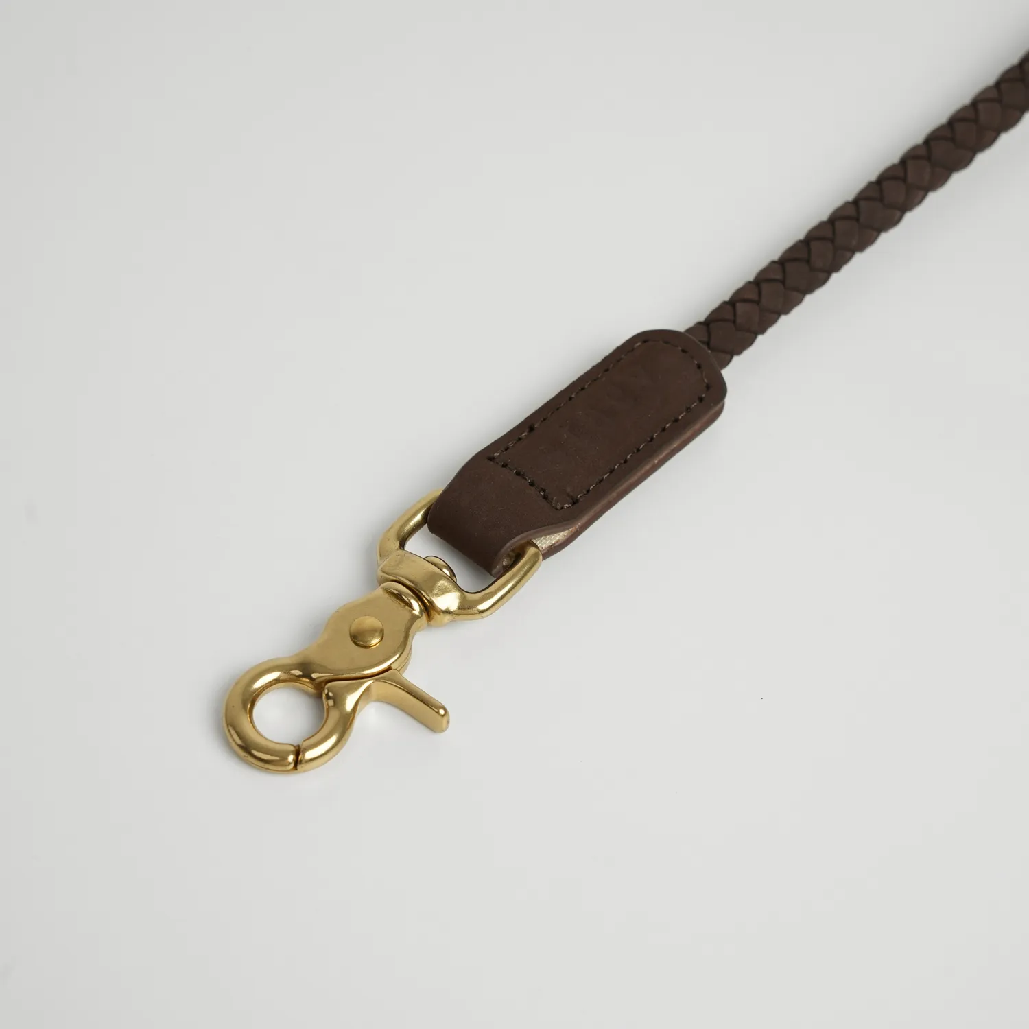 Staey Kaia læder hundesnor Dark Oak 2 m