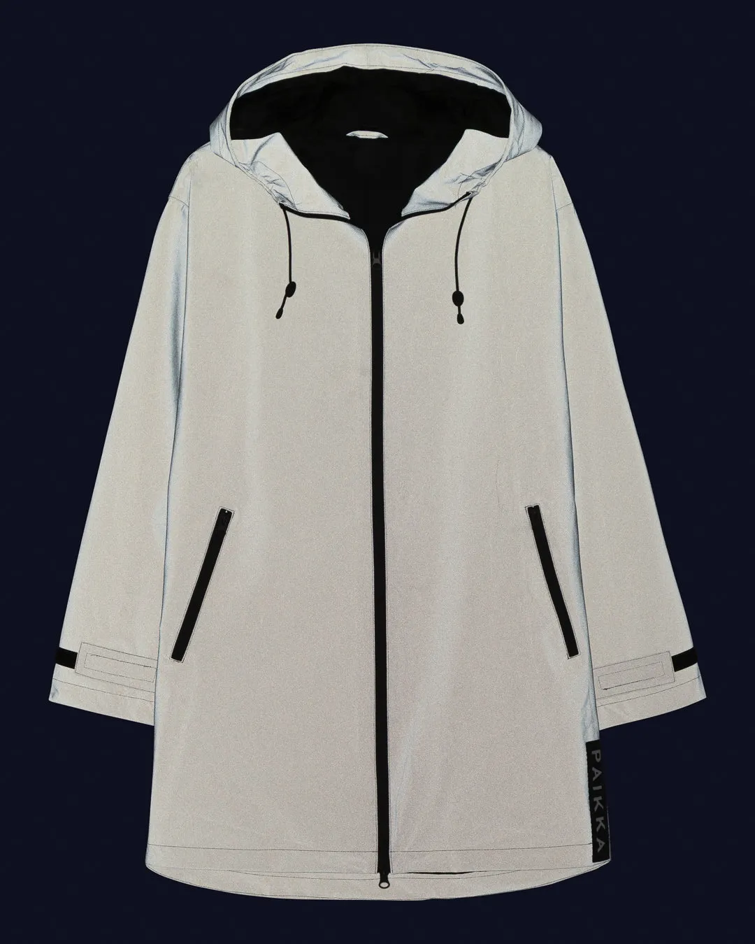 Paikka Visibility Raincoat regnjakke Dark dame reflekterende