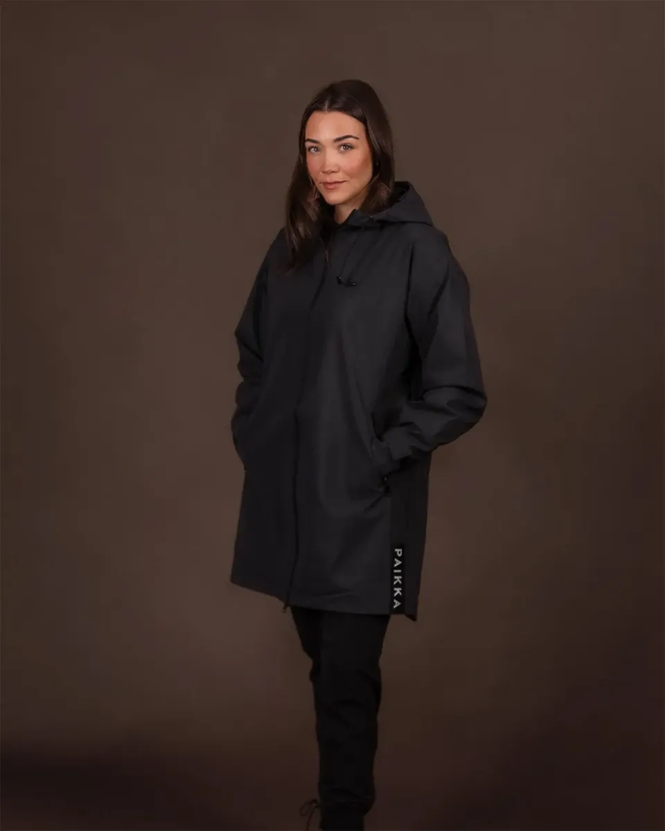 Paikka Visibility Raincoat regnjakke Dark dame reflekterende