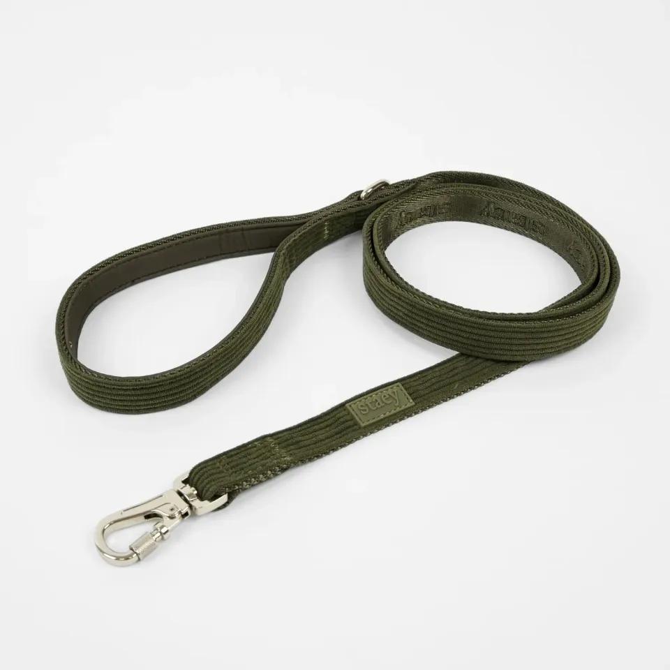 Staey Elma hundesnor Moss Green 152 cm med lås