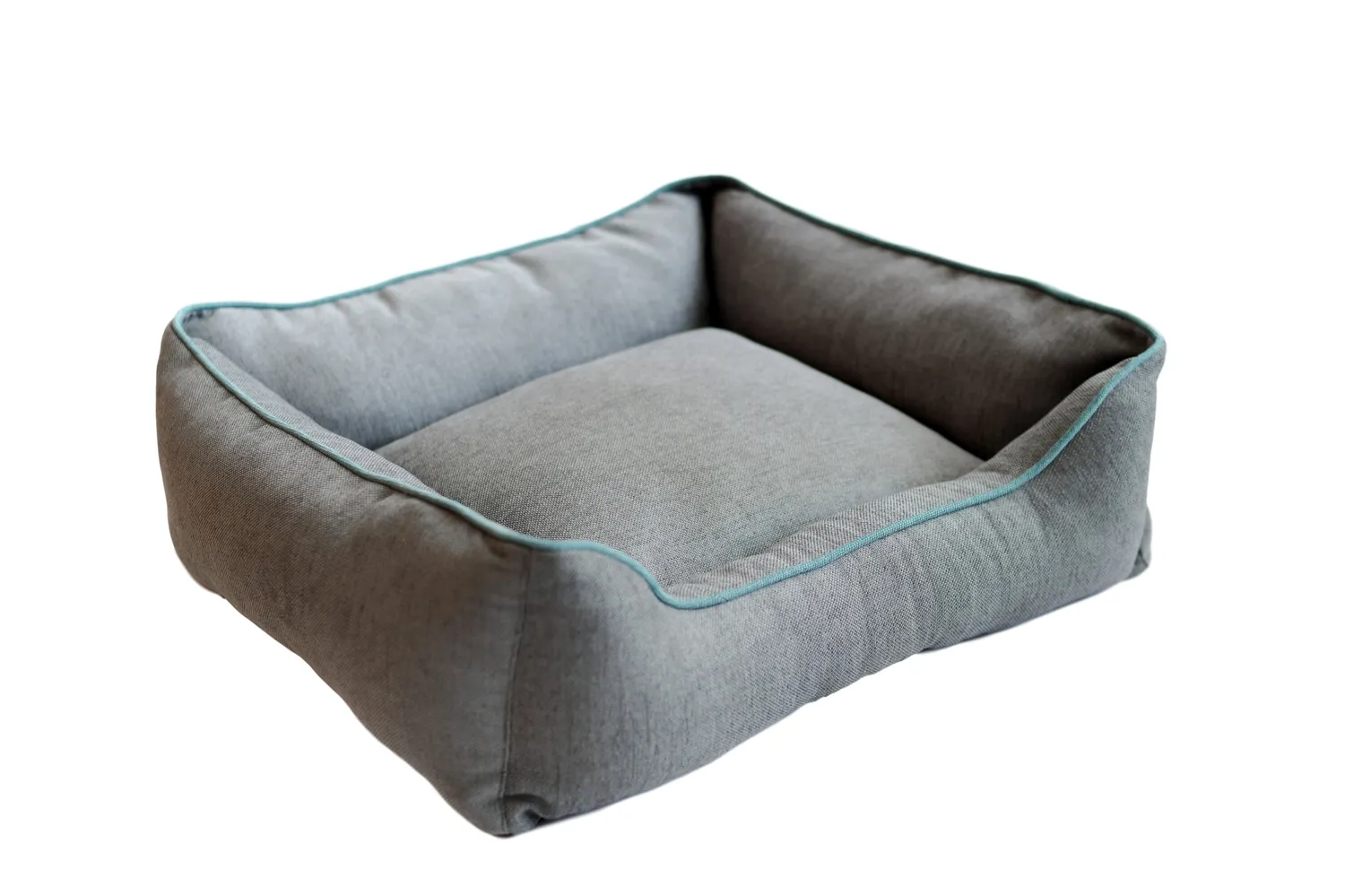 Dog Gone Smart Chenille Lounger hundeseng med høj kant og Repelz-It