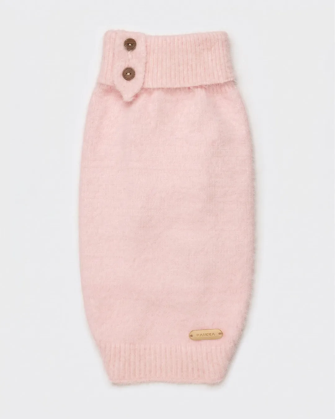 Paikka Furry Knit hundesweater pink blød