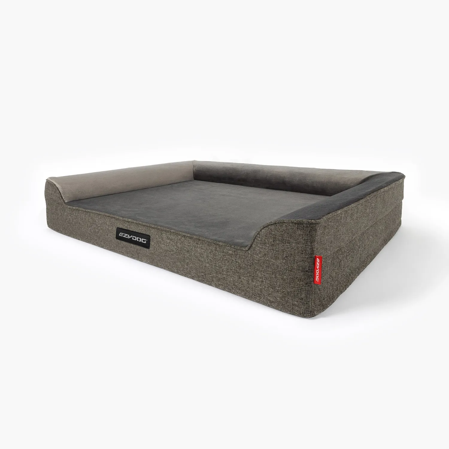 EzyDog Next Gen Ortho Lounger hundeseng charcoal M memory