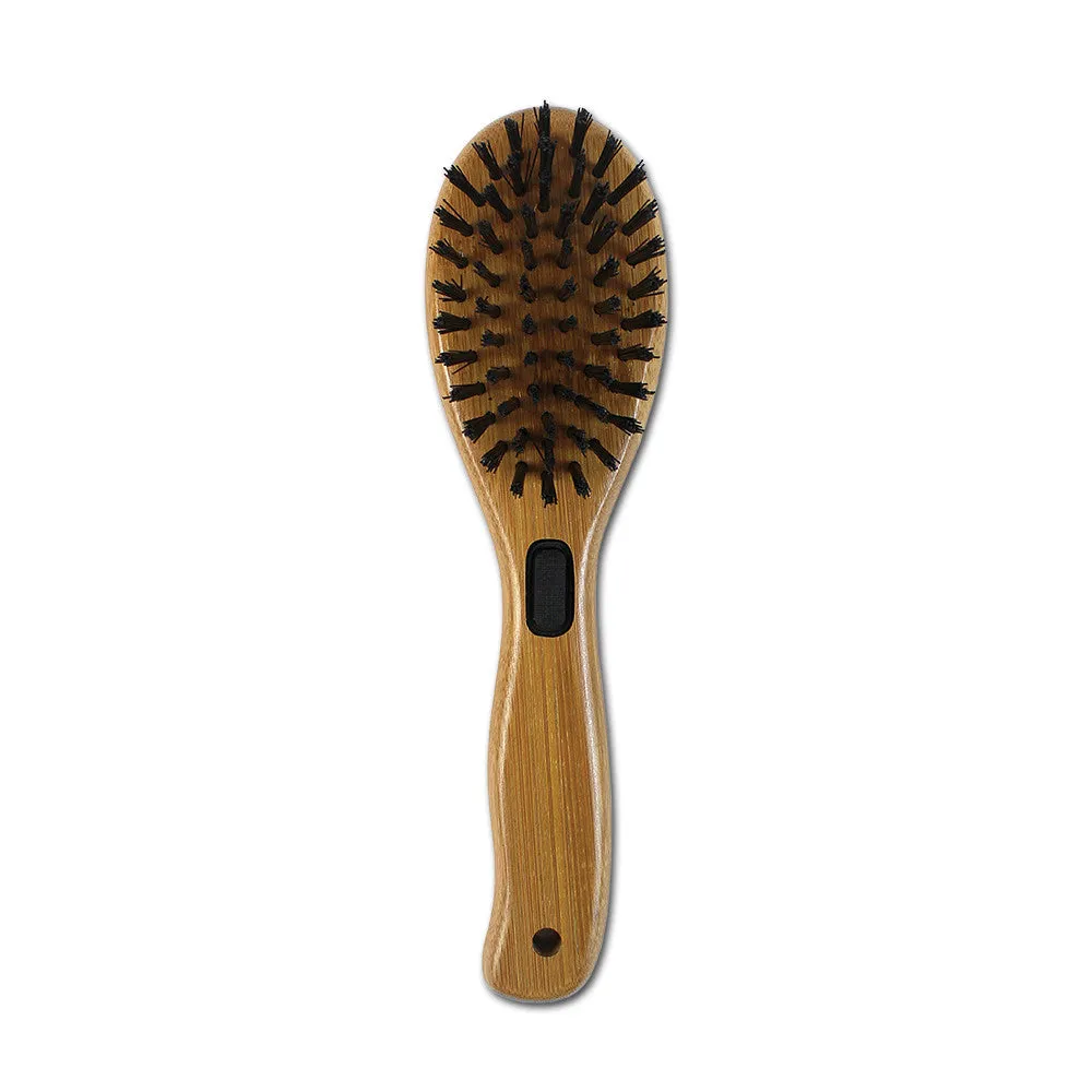 Bamboo Groom Combo Brush hundebørste Large bambus