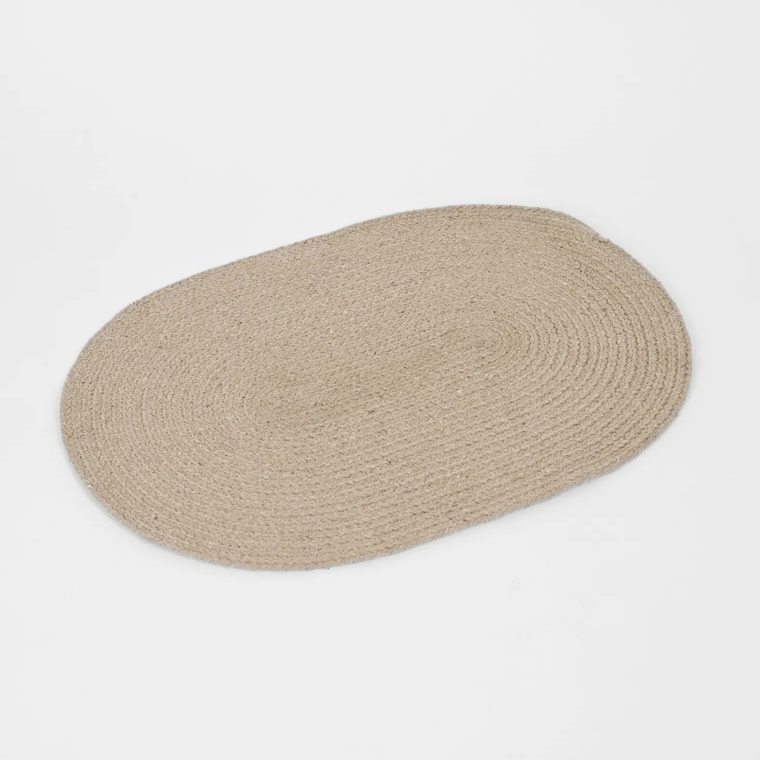 Staey Elli skålunderlag sand oval flettet