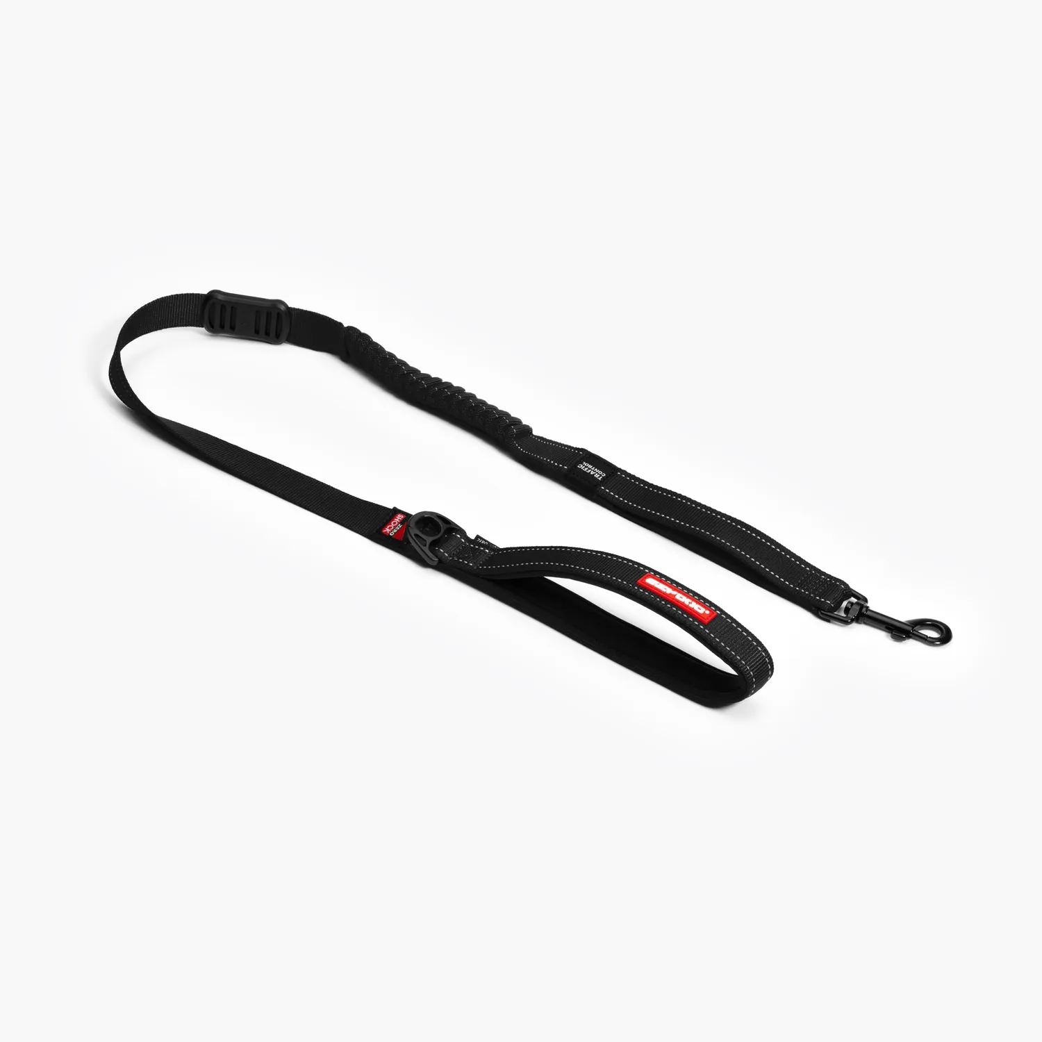 EzyDog Zero Shock hundeline sort 120 cm støddæmpende