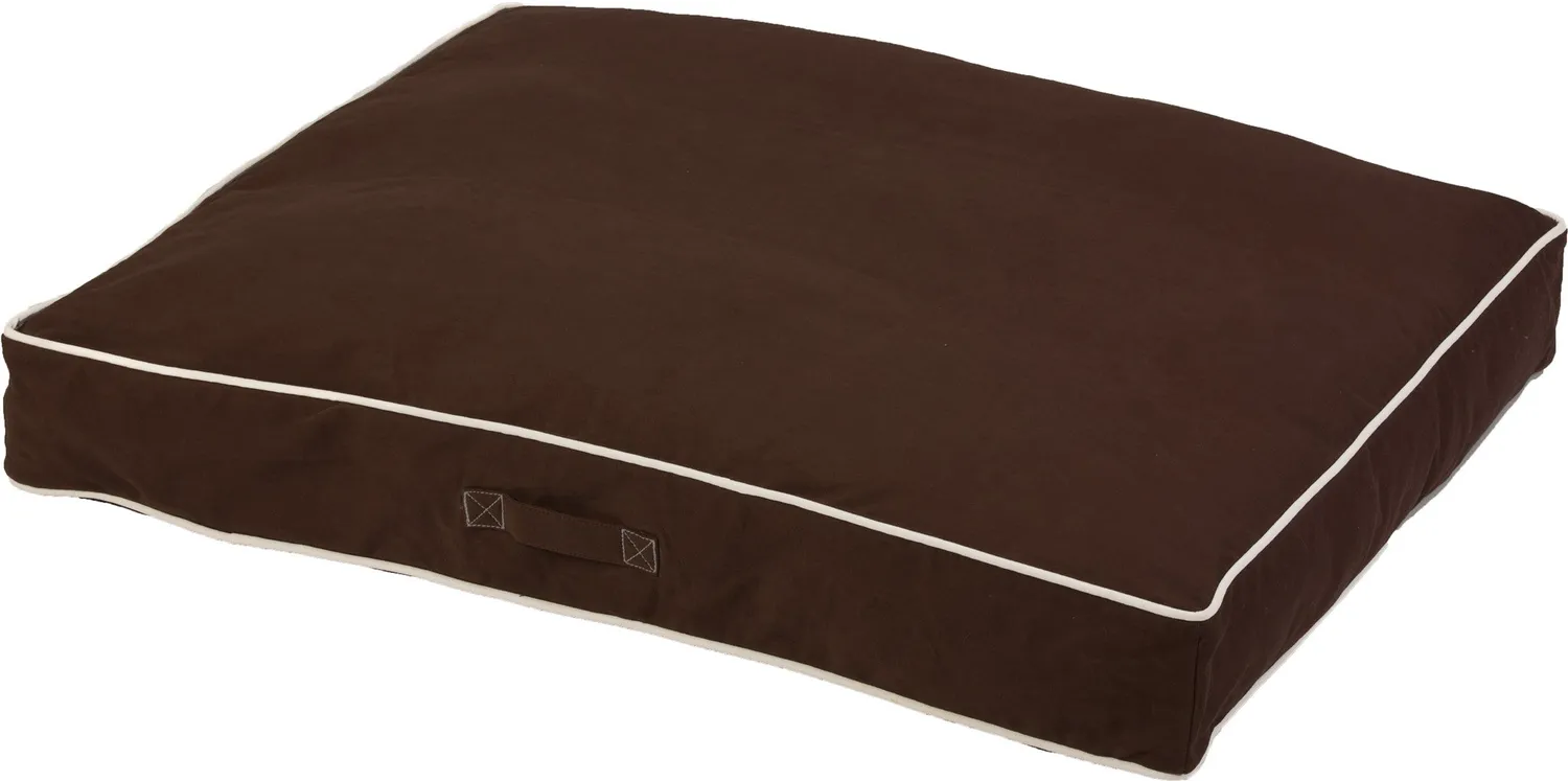 Dog Gone Smart Cotton Canvas hundeseng large espresso