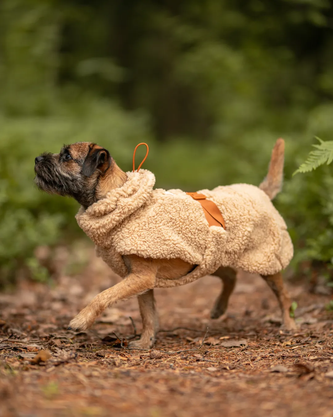 Paikka Sherpa shirt taupe varm hundetrøje
