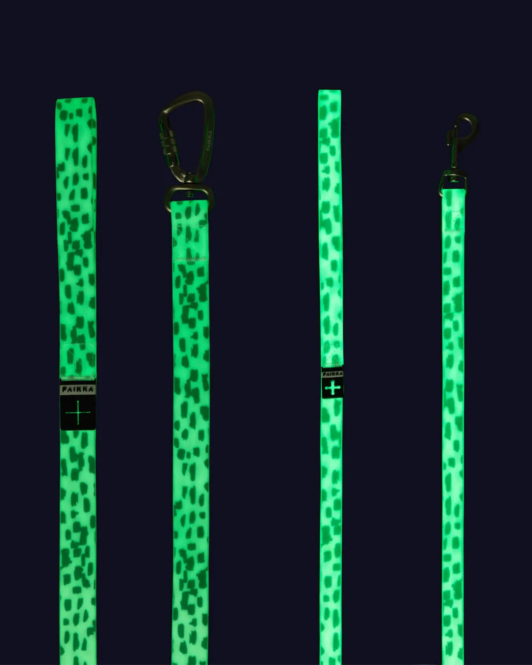 Paikka Glow Leash 2.0 hundesnor fluorescerende 2x180 cm