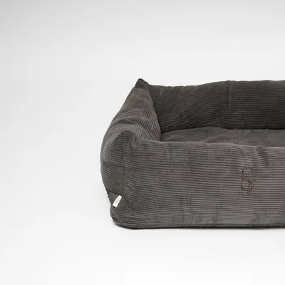 Staey Vera hundeseng Dark Oak Corduroy 75x65