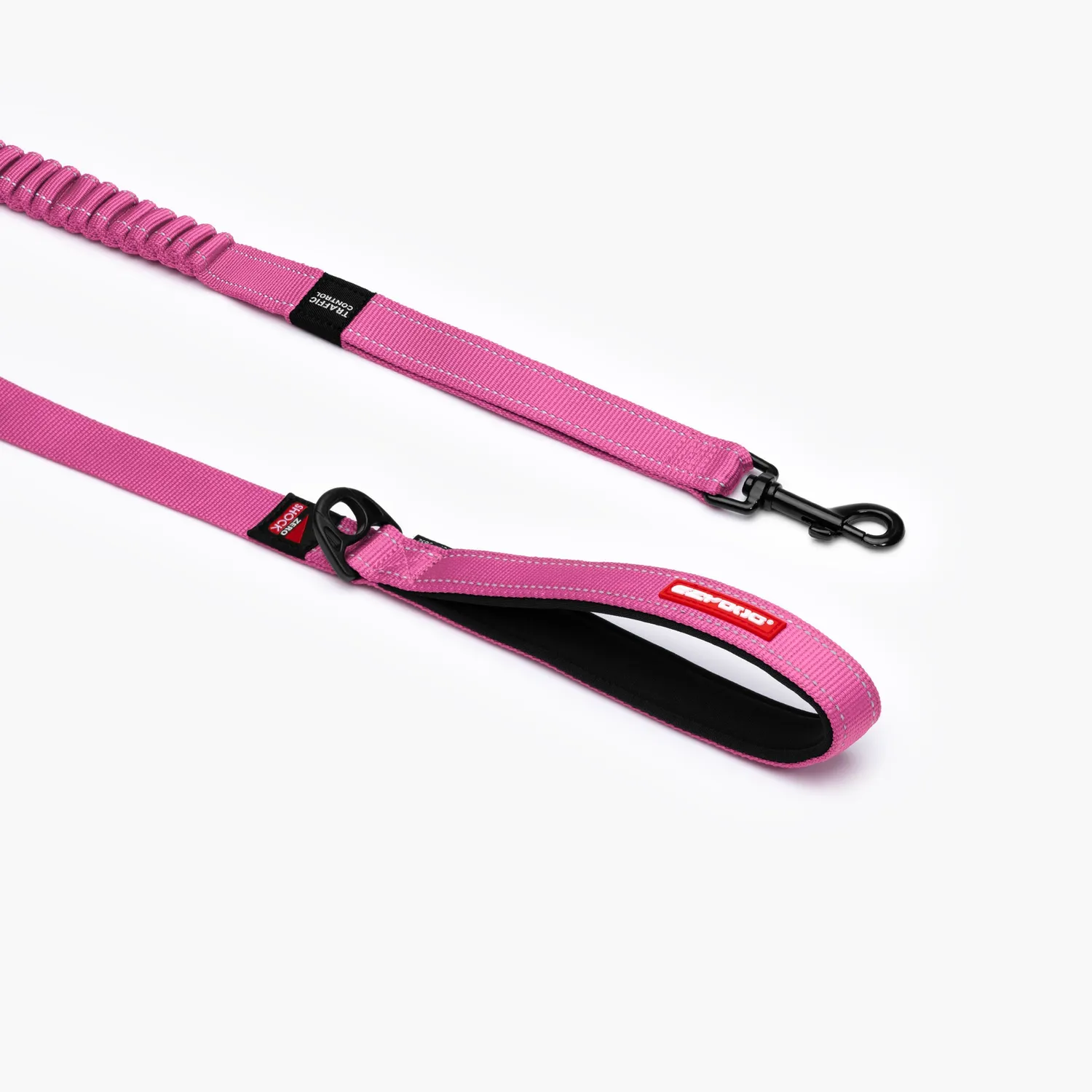 EzyDog Zero Shock hundeline sort 120 cm støddæmpende