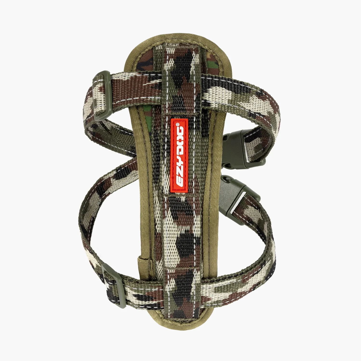 EzyDog Chest Plate sele camo grøn