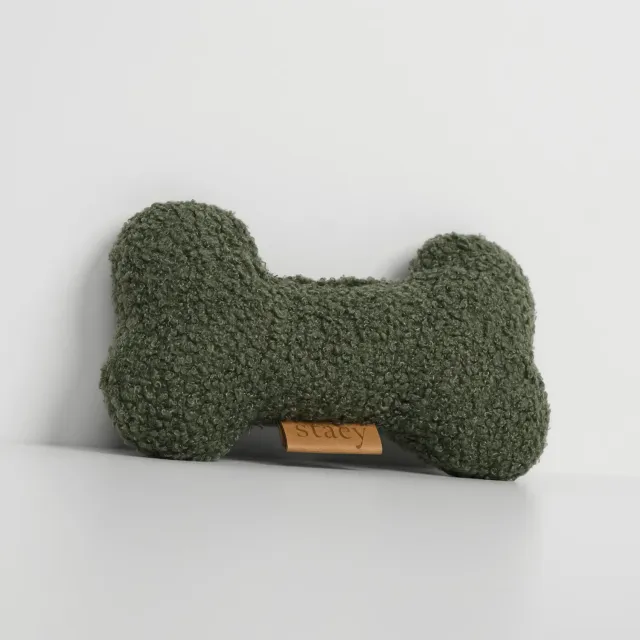Staey Bone hundelegetøj Moss Bouclé blødt ben
