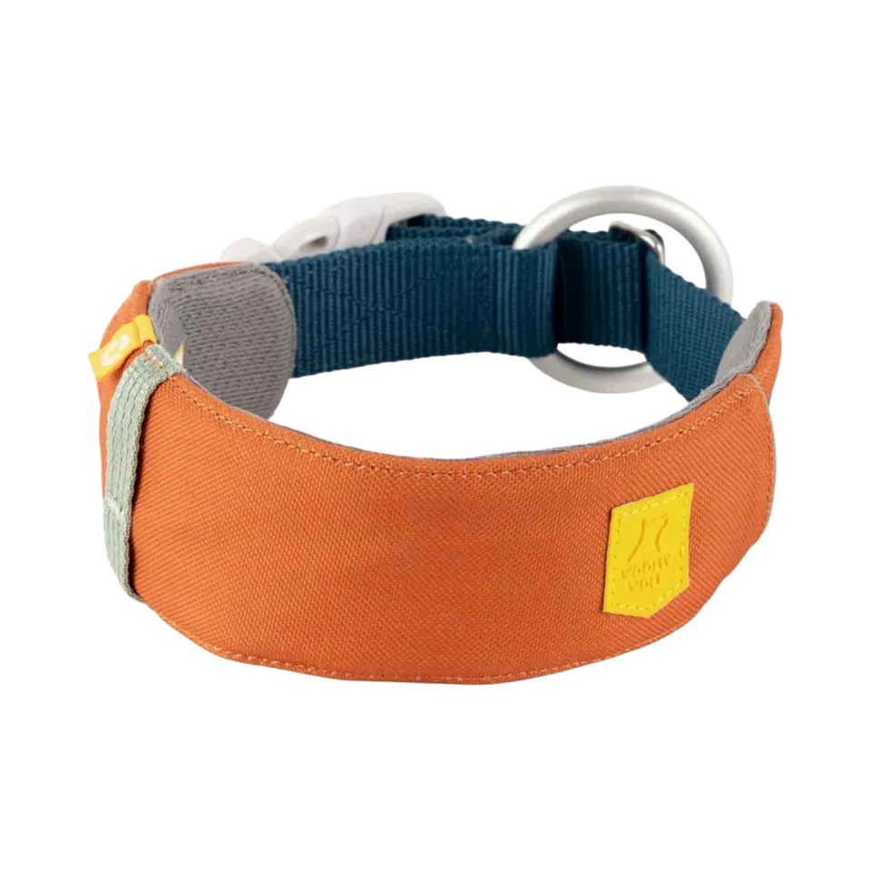 Woolly Wolf Alpha 360 hundehalsbånd terracotta mix blødt