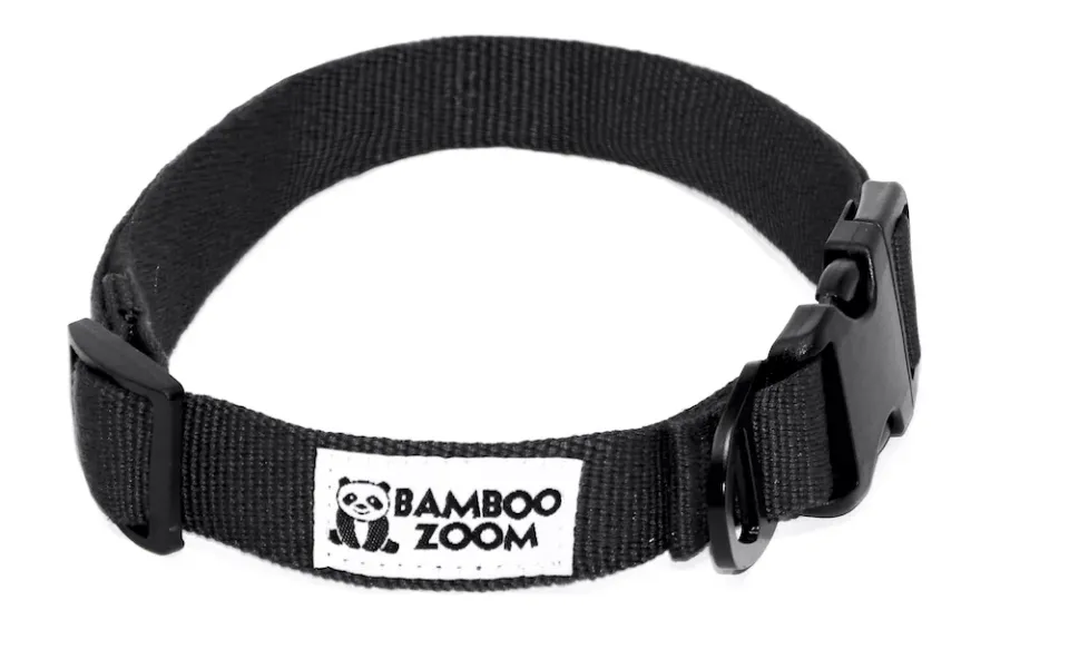 Bamboo Groom Bamboo Collars hundehalsbånd Medium Sort