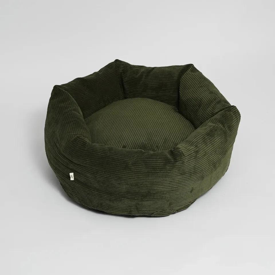 Staey Luna 3.0 hundeseng Moss Green Corduroy