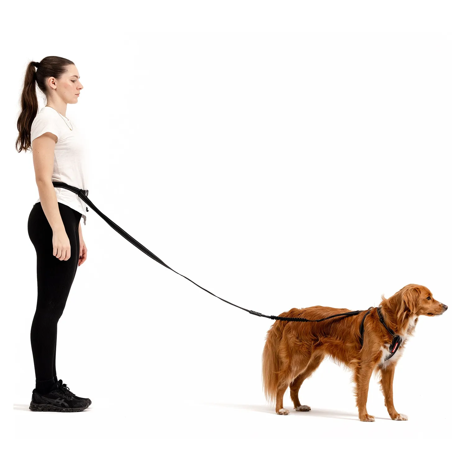 EzyDog Road Runner løbeline sort 210 cm