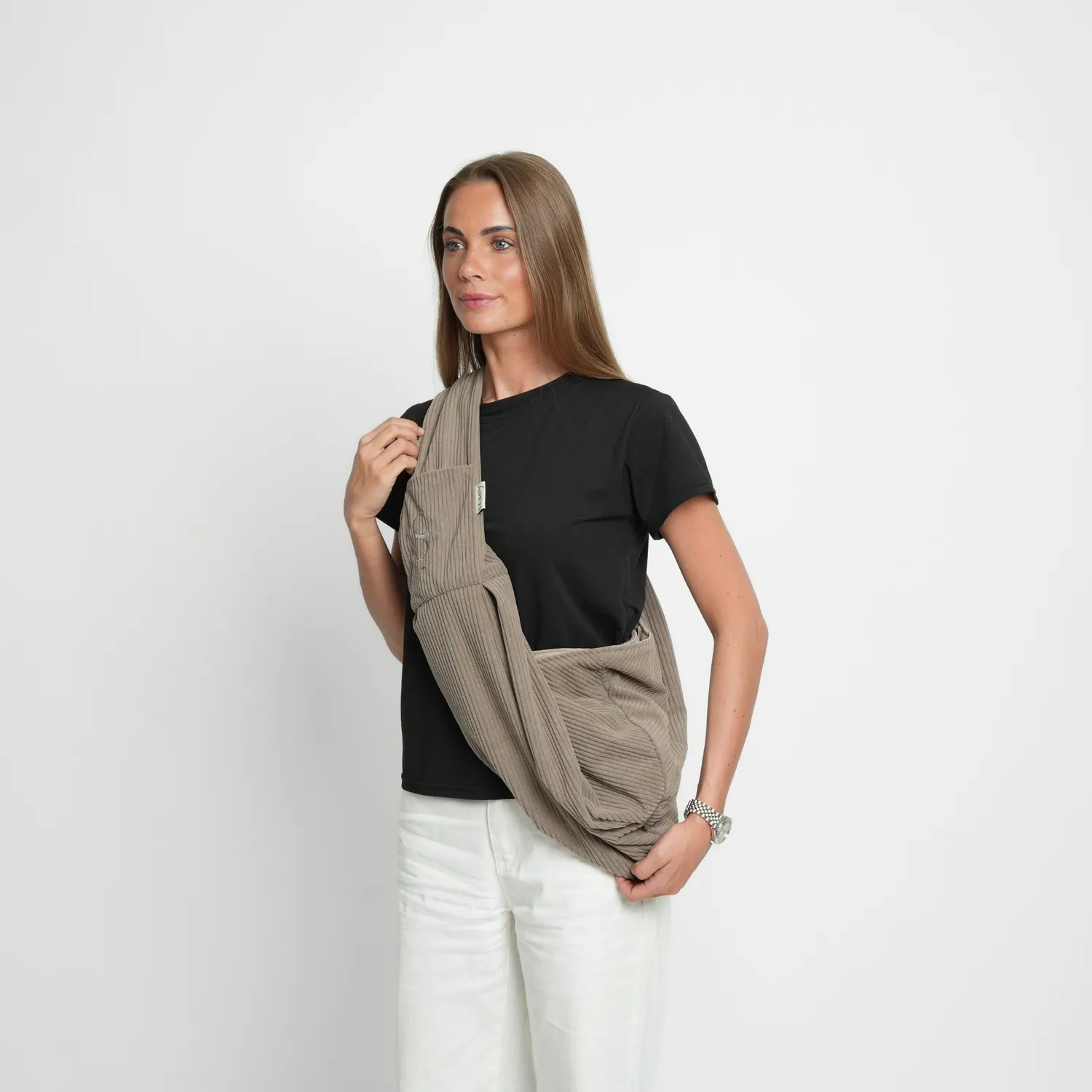 Staey Ava Hvalpetaske Corduroy – Taske til 8 kg