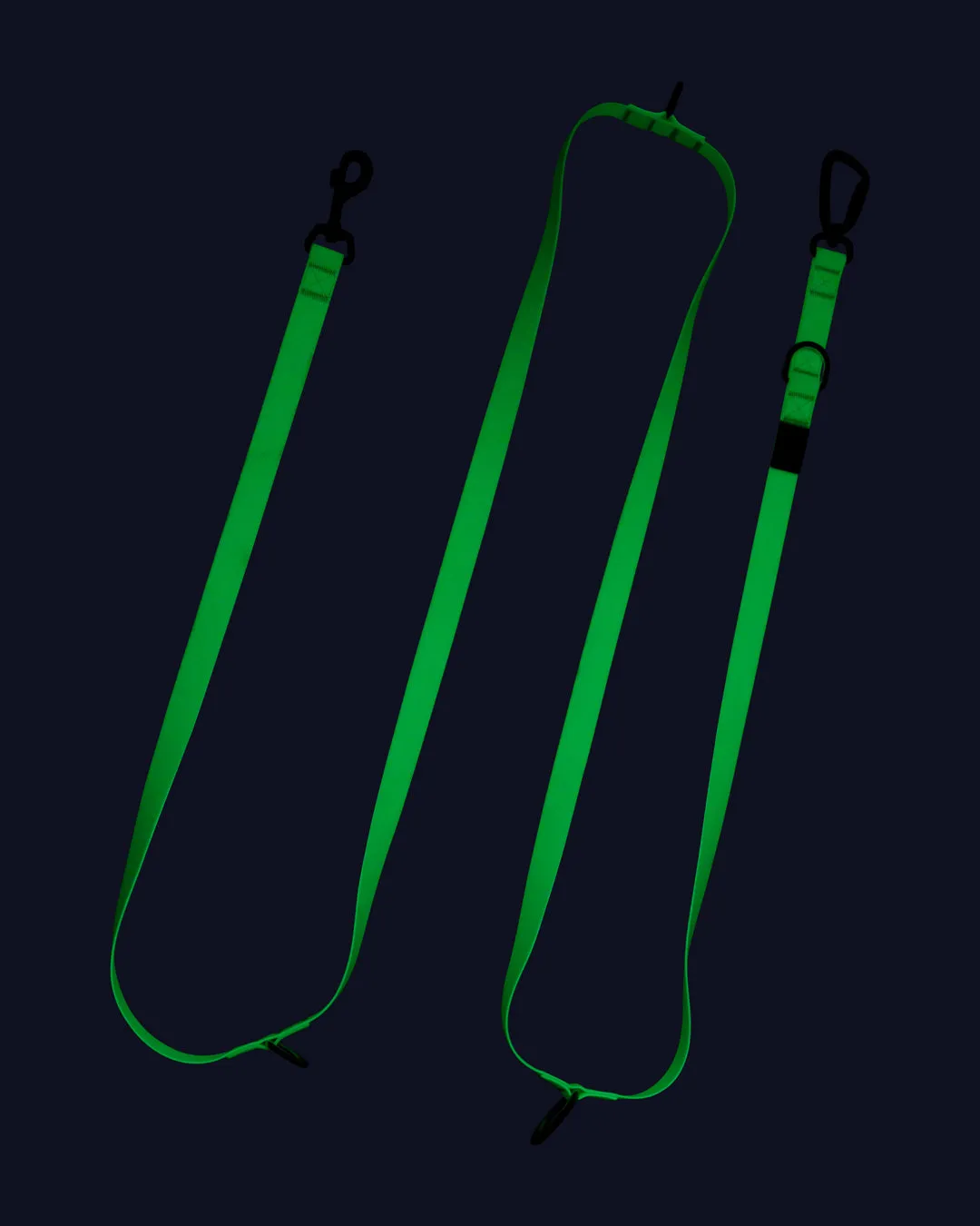 Paikka Glow Multi-Leash hundeline Cabbage refleks