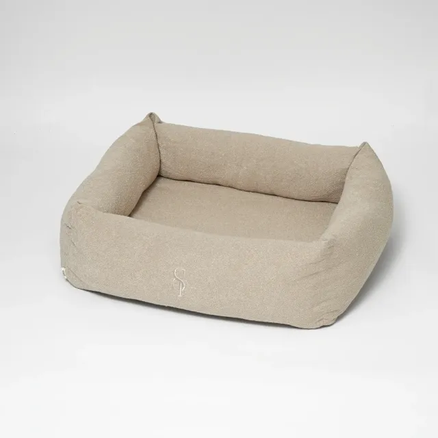 Staey Vera hundeseng Oat Bouclé memory foam