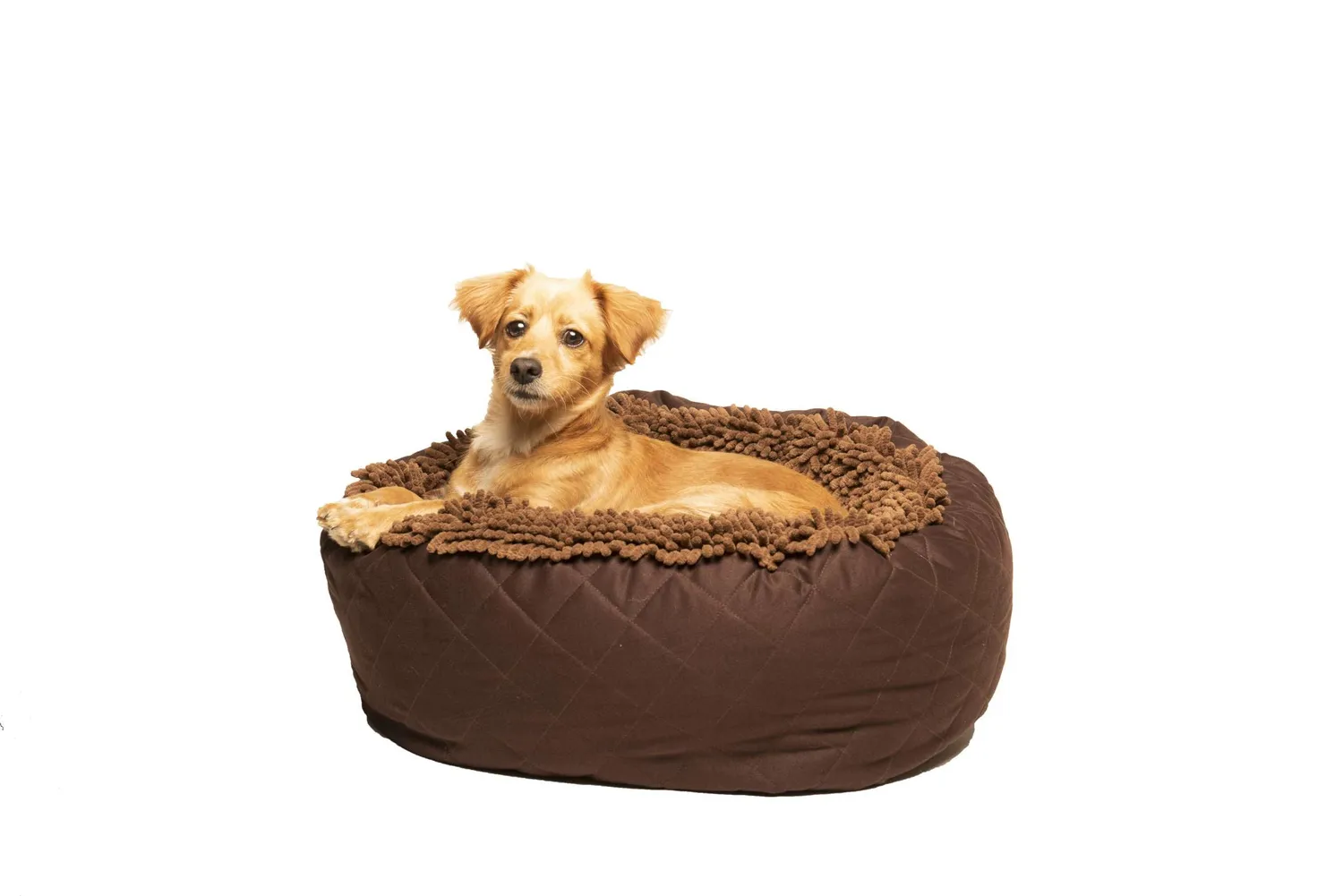 Dog Gone Smart Dirty Dog Donut hundeseng 25" grå mikrofiber