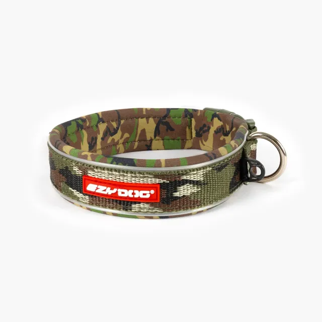 EzyDog Neo Classic halsbånd camo grøn M