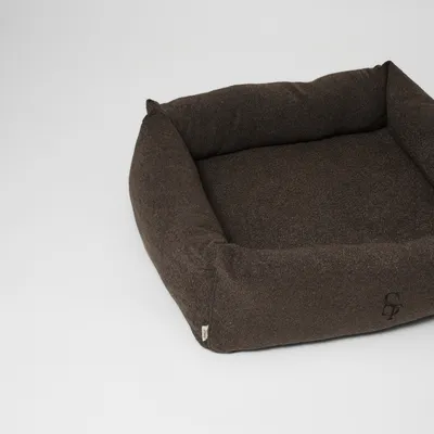 Staey Vera hundeseng Chestnut Bouclé memory foam