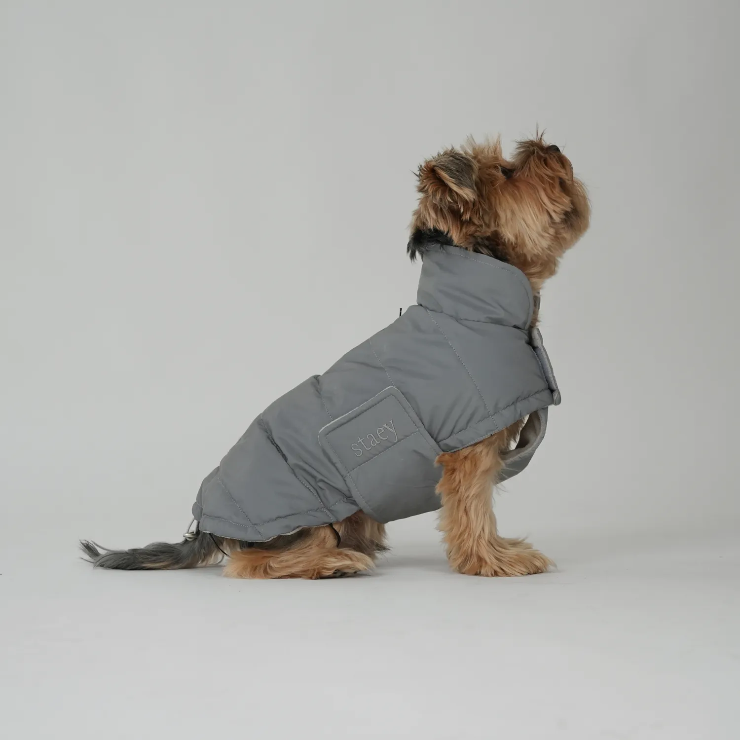 Staey Nora Hundefrakke Reflective – varm vinterjakke
