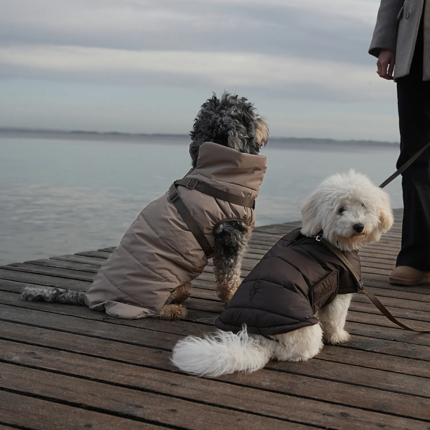 Staey Nora hundefrakke Espresso varm vinter