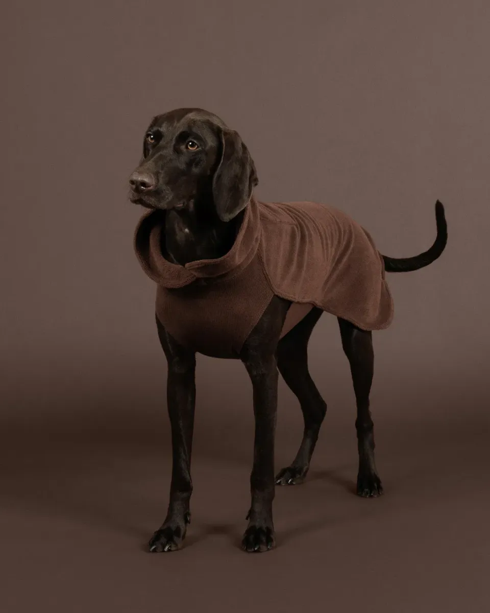 Paikka Seawool hundetrøje chokolade varmende