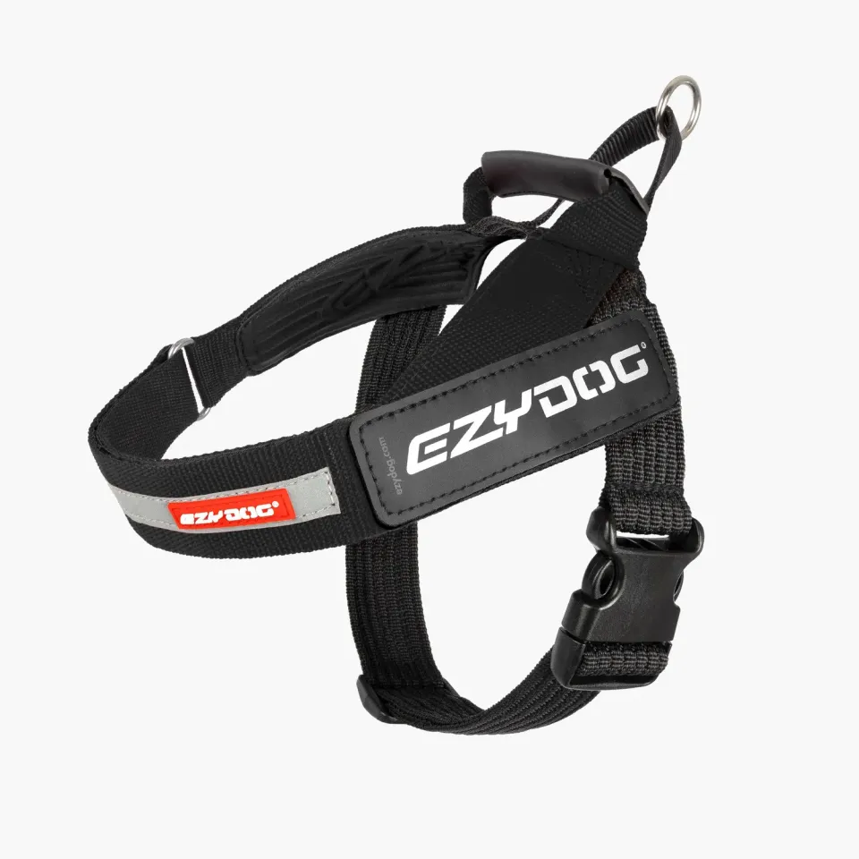 EzyDog Express hundesele sort EVA foret hurtig