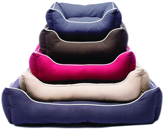 Dog Gone Smart Cotton Canvas Lounger hundeseng M sand bomuld