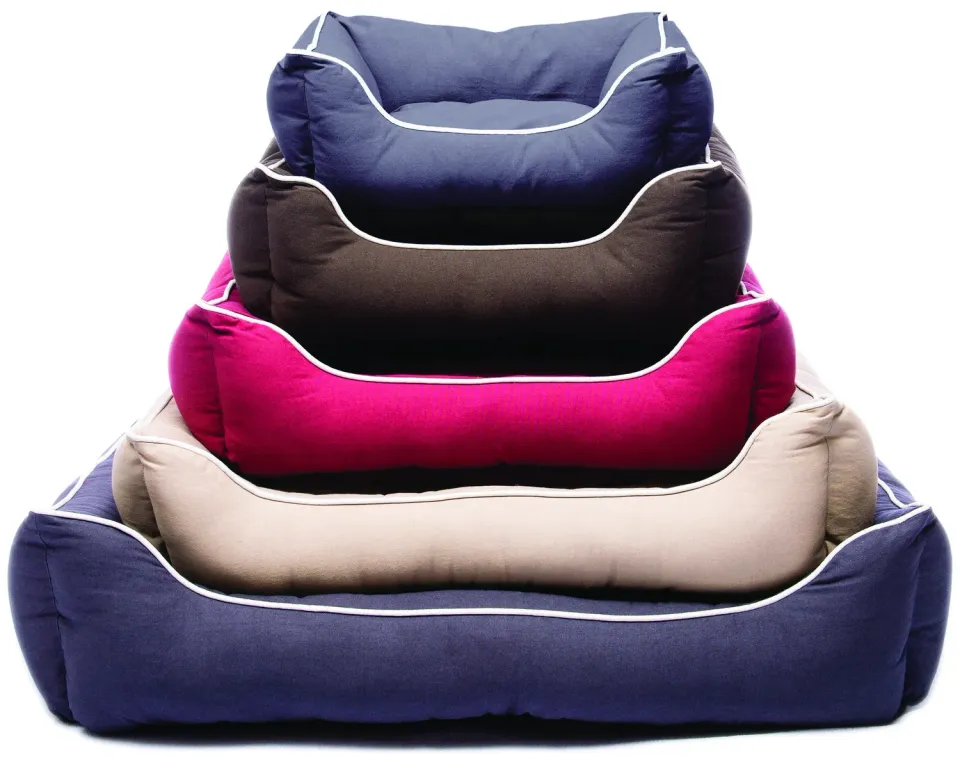 Dog Gone Smart Cotton Canvas Lounger hundeseng M sand bomuld