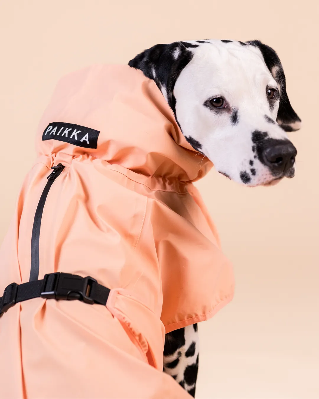 Paikka Reflective Shell Jacket regnjakke Peach reflekterende