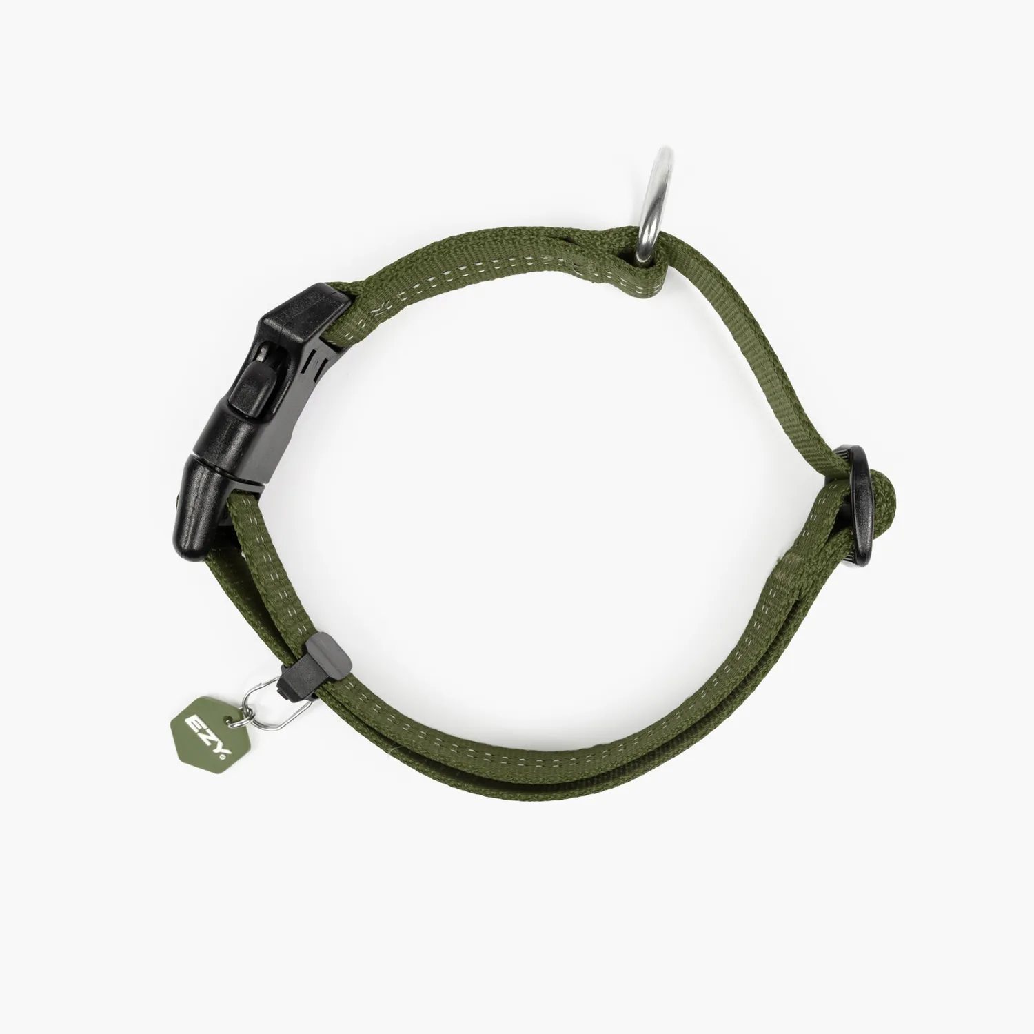 EzyDog Essential justerbart halsbånd til hund blå M