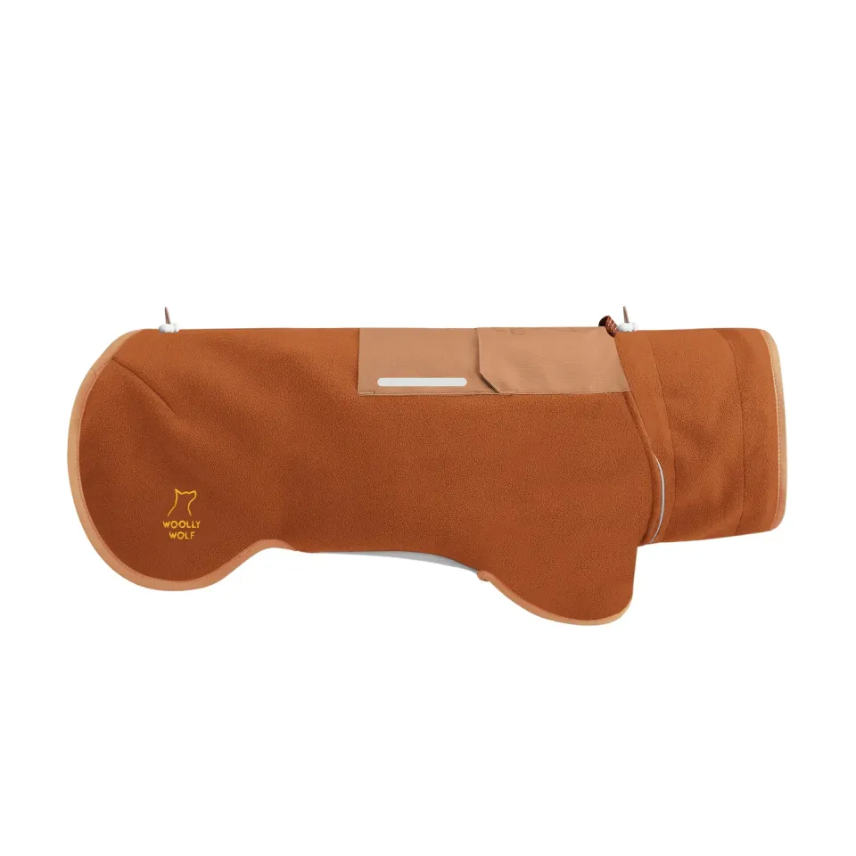 Woolly Wolf Alpha 360 hundetrøje terracotta clay