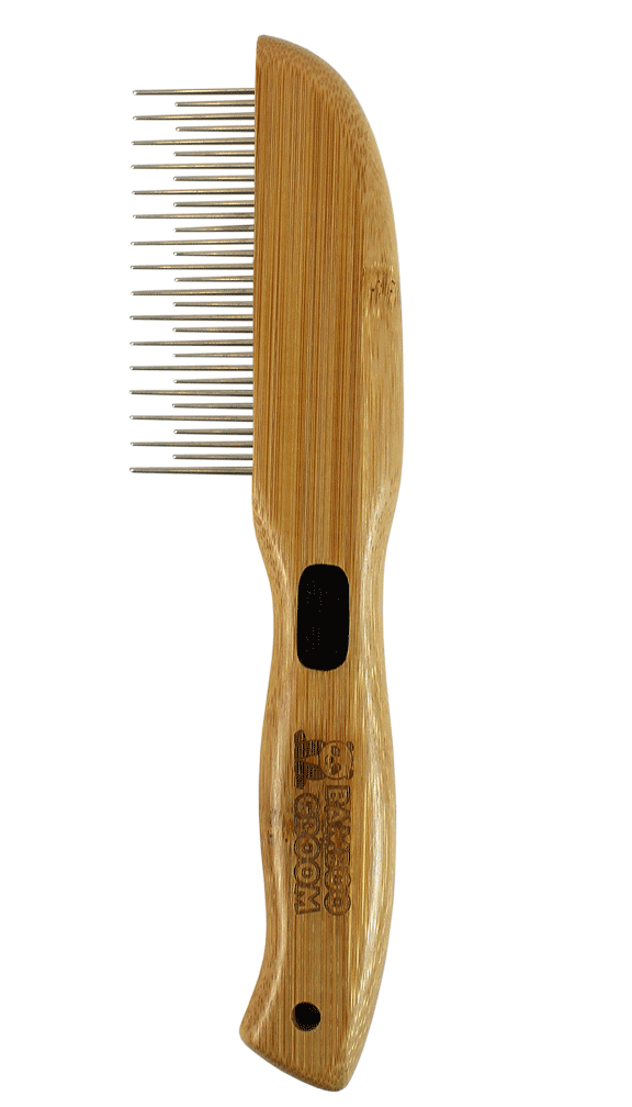 Bamboo Groom Rotating Pin Comb with 31 Rounded Pins kam 31
