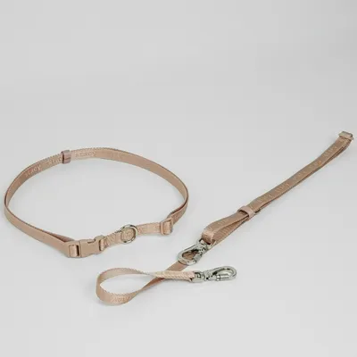 Staey Hands-Free hundesnor Light Rose justerbar