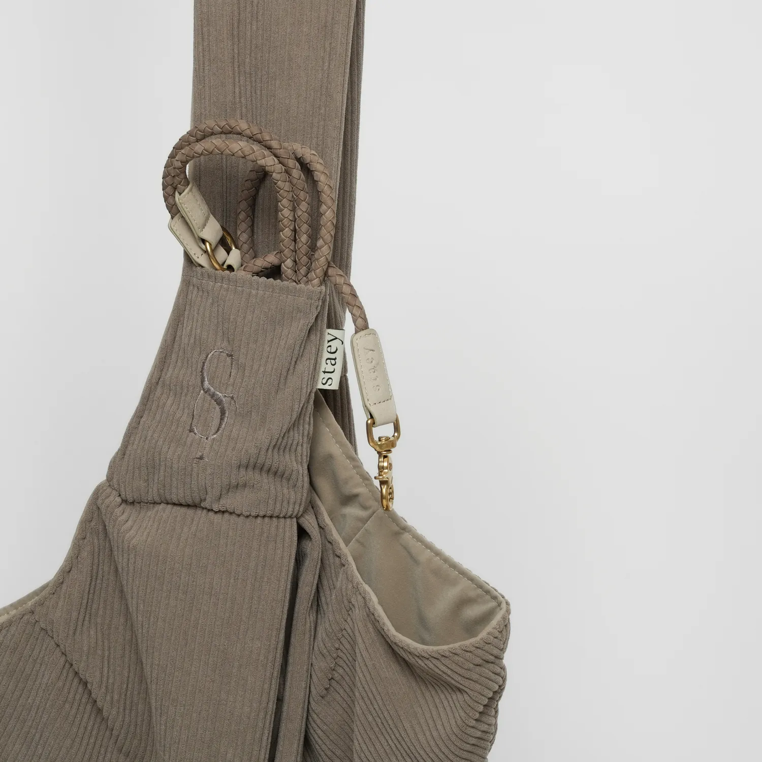 Staey Ava Hvalpetaske Corduroy – Taske til 8 kg