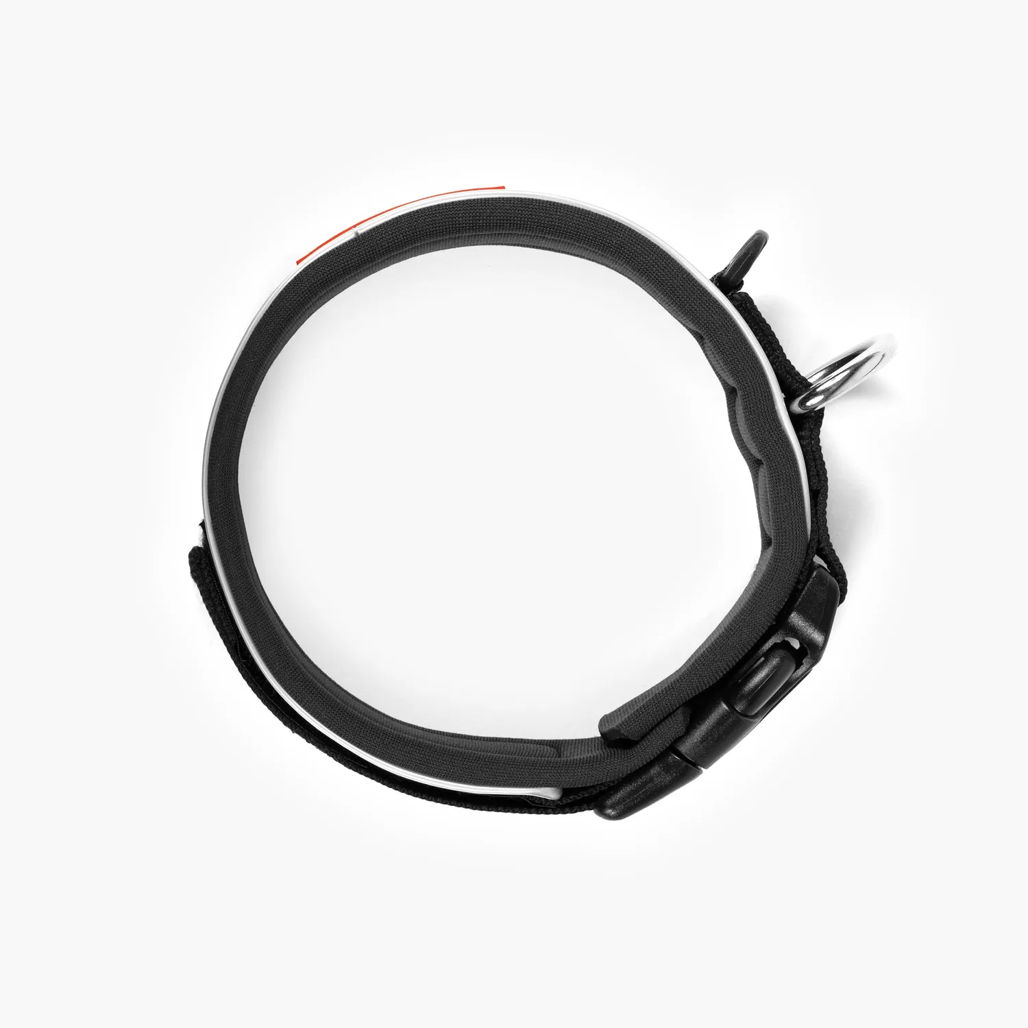 EzyDog Neo Classic halsbånd sort M vandtæt neopren