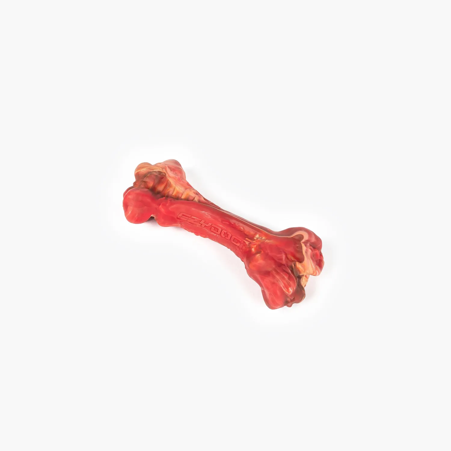 EzyDog EzyBones tyggelegetøj rød okse S